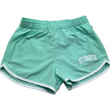 Saint Barth Short Tinta Unita con Wlastico In Vita per Bambina FRANCE VERDE SAINT BARTH 