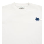 Missoni T-Shirt Girocollo Tinta Unita con Stampa per Bambino GW8P91 BIANCO MISSONI 