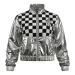 John Richmond Giubbino Tinta Unita con Fantasia E Zip per Bambino RBP26086GB ARGENTO JOHN RICHMOND 