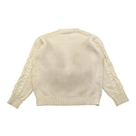 IL GUFO maglia tinta unita con ricami Panna per Bambino A24MA470EM436 PANNA IL GUFO 