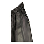 LIU JO pantalone in ecopelle tinta unita con elastico in vita Nero per Bambina GF4056XX NERO LIU JO 