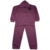 JOHN RICHMOND completo 2 pezzi felpa-pantalone tinta unita Bordeaux per Bambina RGA25001FE BORDEAUX JOHN RICHMOND 