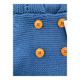 YOEDU cardigan tinta unita con cappuccio Blu per Neonato 9508 BLU YOEDU 