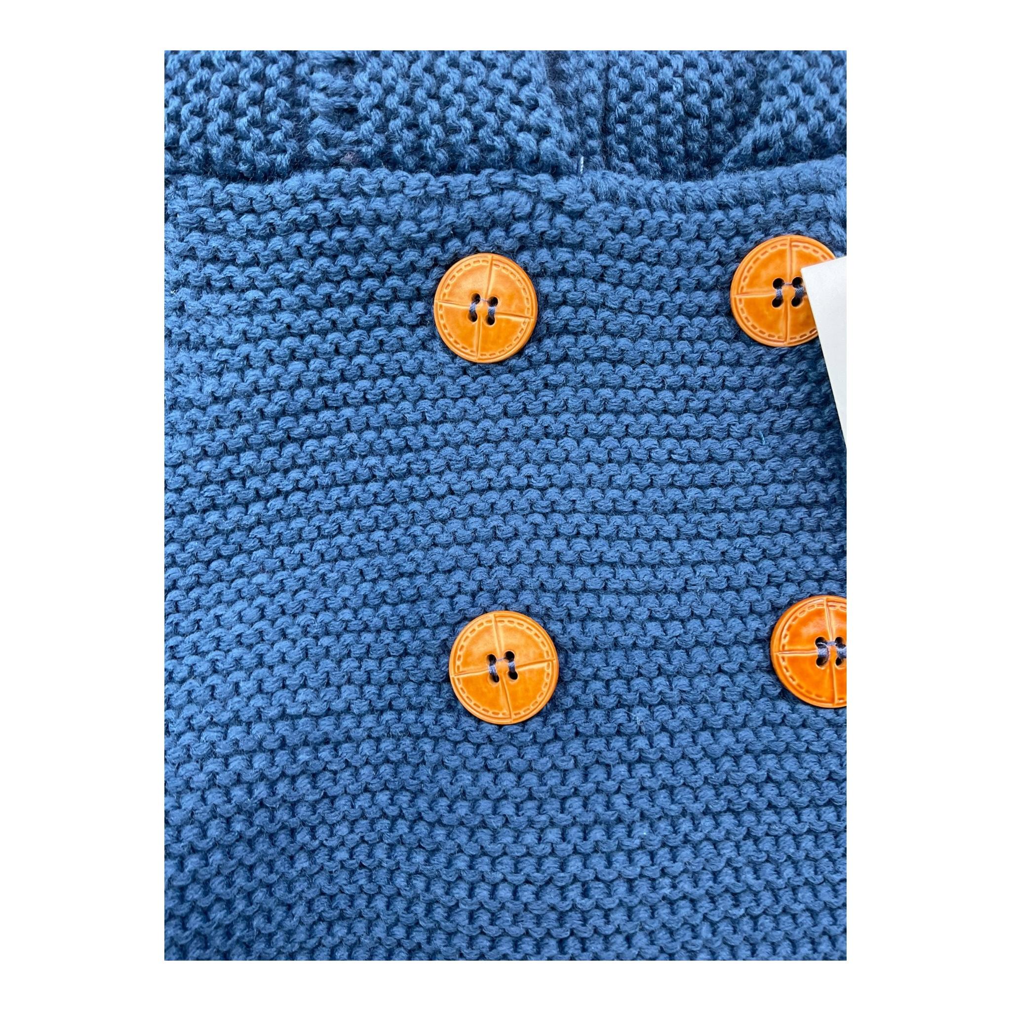 YOEDU cardigan tinta unita con cappuccio Blu per Neonato 9508 BLU YOEDU 