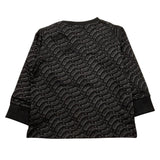 CESARE PACIOTTI shirt girocollo tinta unita con stampa Nero per Bambino TSP5314BJX NERO CESARE PACIOTTI 