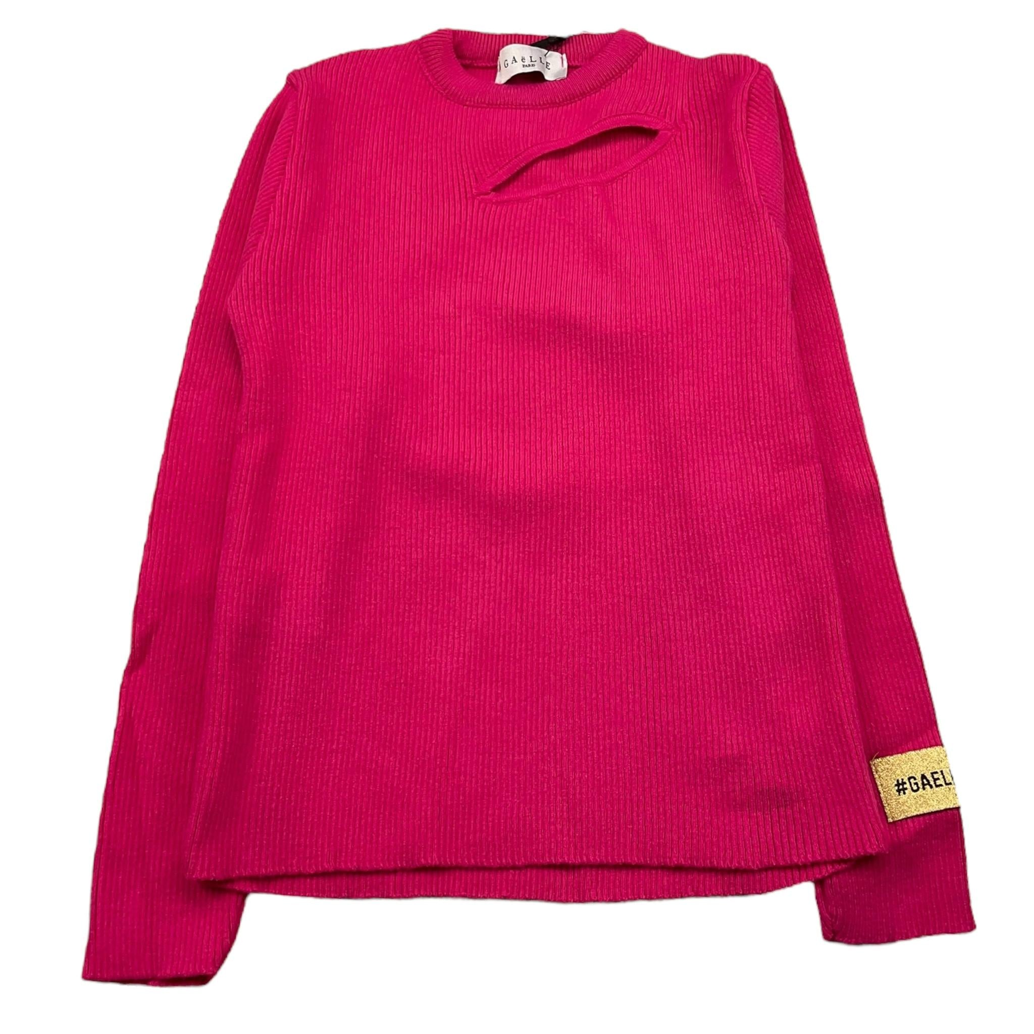 GAELLE maglia tinta unita girocollo Fuxia per Bambina 2741W00367X FUXIA GAELLE 