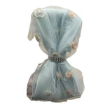 Daga Collection Plain Headband With Blue Bow For Girls