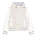 Eleventy Giubbino Modello College con Cappuccio per Bambino EW2P17 BEIGE ELEVENTY 