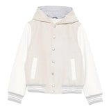 Eleventy Giubbino Modello College con Cappuccio per Bambino EW2P17 BEIGE ELEVENTY 