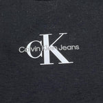 Calvin Klein T-Shirt Girocollo Tinta Unita con Stampa per Bambino IG0IG01470 NERO CALVIN KLEIN 