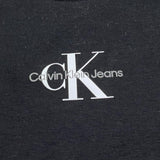 Calvin Klein T-Shirt Girocollo Tinta Unita con Stampa per Bambino IG0IG01470 NERO CALVIN KLEIN 