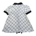 Elisabetta Franchi Abito Bicolore Mezza Manica con Fantasia per Neonata EGAB195 BIANCO/NERO ELISABETTA FRANCHI 