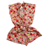 Cotazur Half Sleeve Multicolor Printed Swimsuit Cover Up For Girls