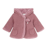 MAYORAL cappotto tinta unita modello con pelliccia e cappuccio Rosa per Neonata 2304 ROSA MAYORAL 