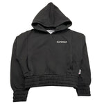 SUPERGA felpa chiusa con cappuccio tinta unita Nero per Bambina SA414 NERO SUPERGA 