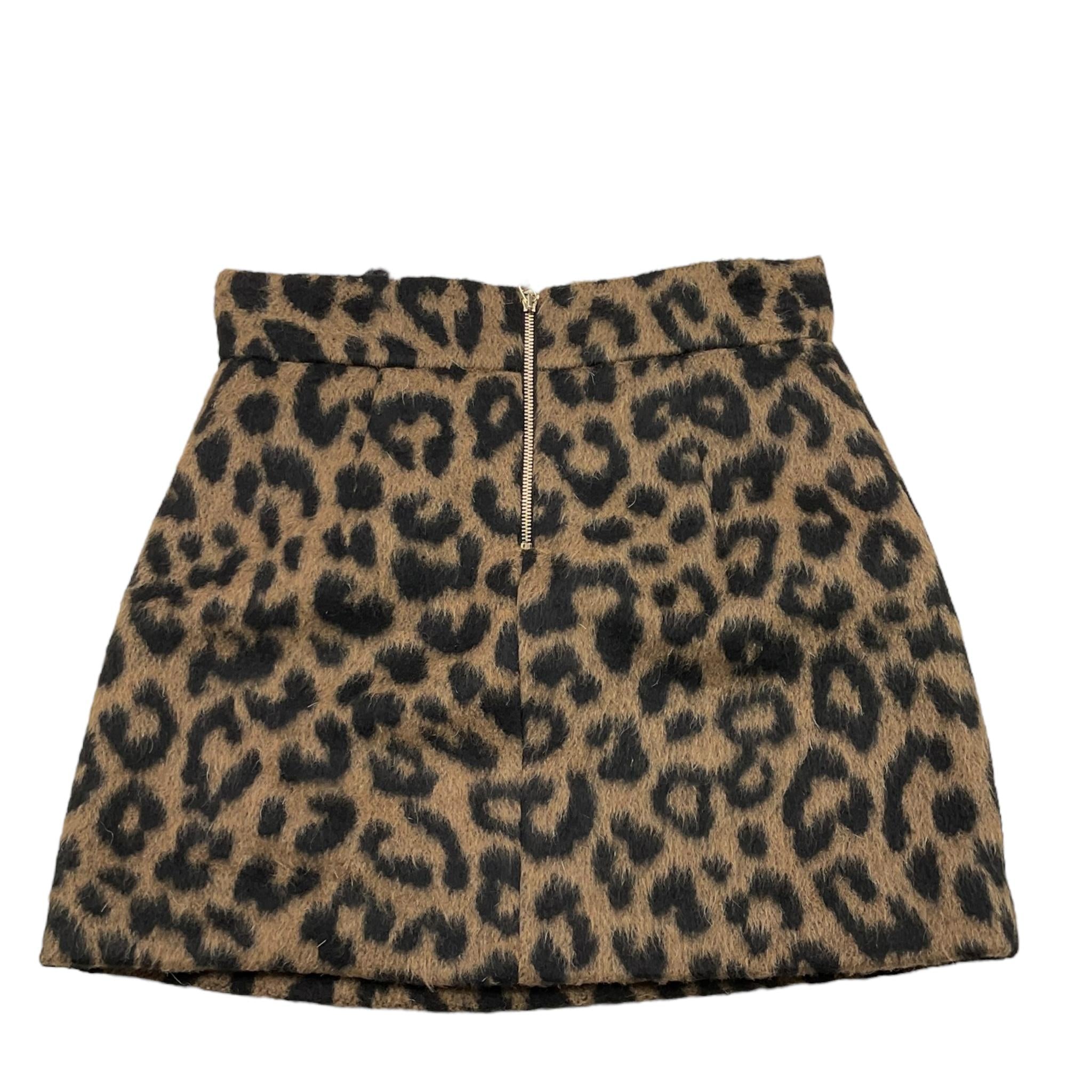 BALMAIN gonna tinta unita con fantasia maculata Marrone per Bambina BT7A51 MARRONE BALMAIN 