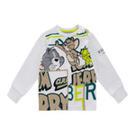 ICEBERG shirt girocollo tinta unita con stampa in contrasto Bianco per Neonato TSICE5321BX BIANCO ICEBERG 