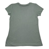 Calvin Klein T-Shirt Girocollo Tinta Unita con Stampa per Bambino IG0IG014700XX VERDE CALVIN KLEIN 
