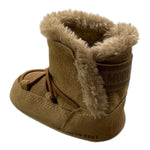 MOON BOOT stivali tinta unita con pelliccia Beige per Neonato 80D3401030M007 BEIGE MOON BOOT 