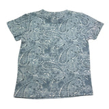 M+E' T-Shirt Girocollo Tinta Unita con Stampe per Bambino UEM0561 AZZURRO M+E' 