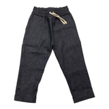 Numbers Jeans Solid Color With Elastic Waist Blue For Newborn