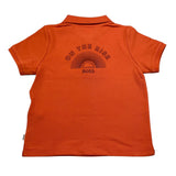 Boss Polo Mezza Manica Tinta Unita per Neonato J52101 ARANCIONE BOSS 