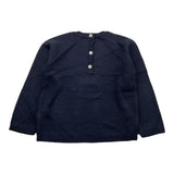 VALENTINA BEBES maglia girocollo tinta unita con stampa Blu per Bambino FDKJFJ BLU VALENTINA BEBES 