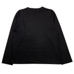 LIU JO shirt girocollo tinta unita con stampa brillantinata Nero per Bambina MBFW23T209 NERO LIU JO 