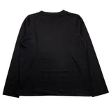 LIU JO shirt girocollo tinta unita con stampa brillantinata Nero per Bambina MBFW23T209 NERO LIU JO 