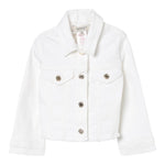 Twinset Giubbino In Denim Tinta Unita per Bambina 251GJ2612 BIANCO TWINSET 