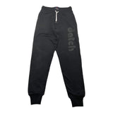 Datch Solid Color Tracksuit Pants With Elastic Waist Black For Boys