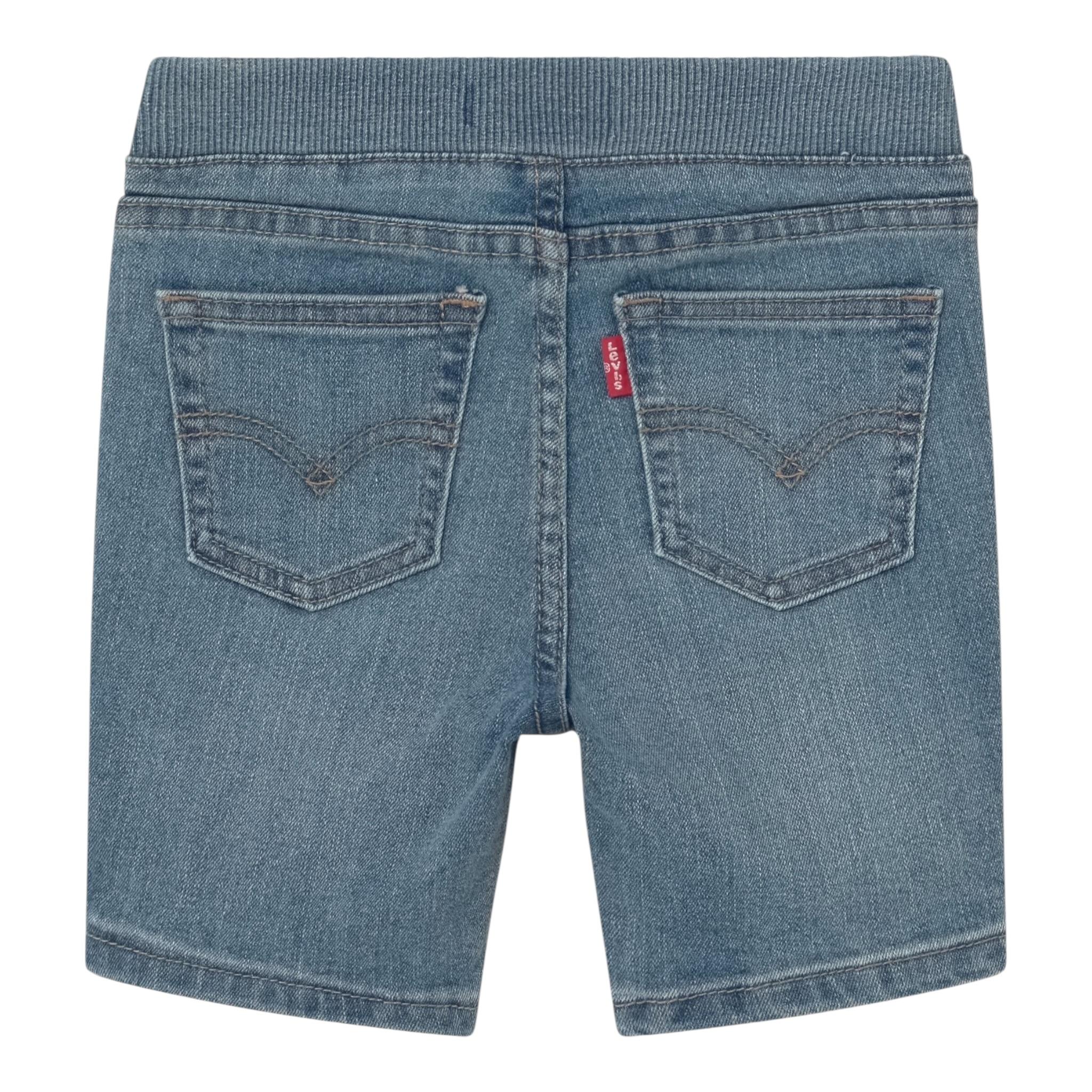 Levi'S Bermuda In Denim tinta unita con Elastico In Vita Azzurro per Neonato 6EB171 AZZURRO LEVI'S 