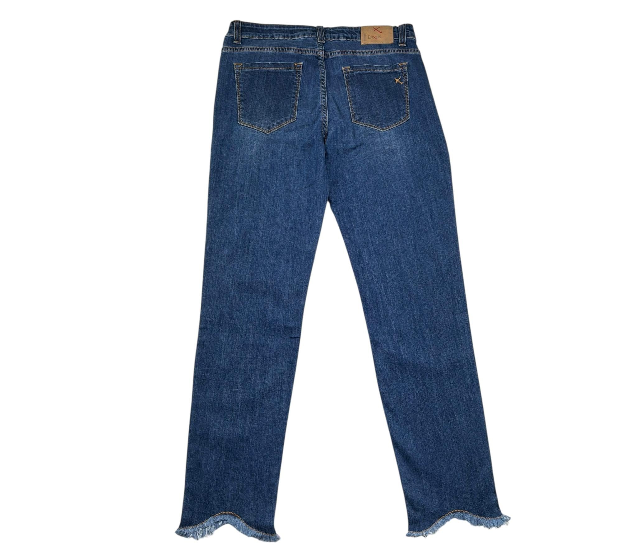 Dixie Jeans Tinta Unita con Girovita Regolabile per Bambina PHG7F95G344 BLU DIXIE 