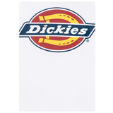 Dickies T-Shirt Girocollo tinta unita con Logo Bianco per Bambino 520043378800100 BIANCO DICKIES 