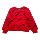Most Los Angeles Red Logo Solid Color Crewneck Sweatshirt For Newborn