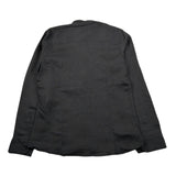 Madd Camicia Manica Lunga tinta unita Collo Coreano Nero per Bambino MAJ2011 NERO MADD 