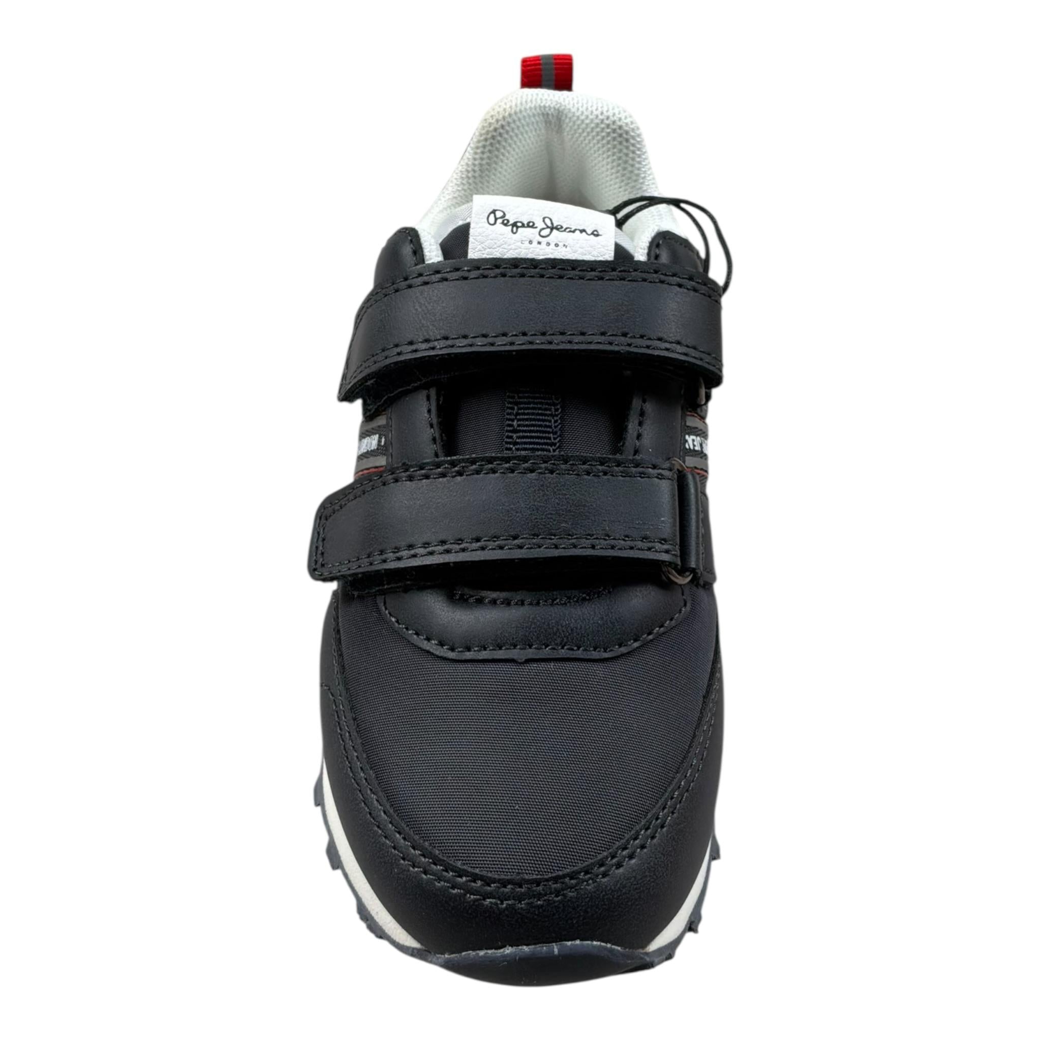 Pepe Jeans Sneakers Tinta Unita con Lacci per Bambino PBS40011N BLU PEPE JEANS 