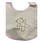 LE BEBE' bavetta tinta unita con stampe orsi Bianco per Neonata LBG5994 BIANCO LE BEBE' 