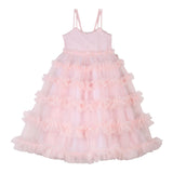 Billieblush Abito Cerimonia Tinta Unita con Tulle  per Bambina U20976 ROSA BillIEBLUSH 