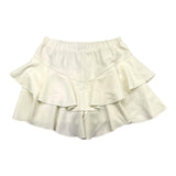 Twinset Short Skirt Effect With White Ruffles For Girls