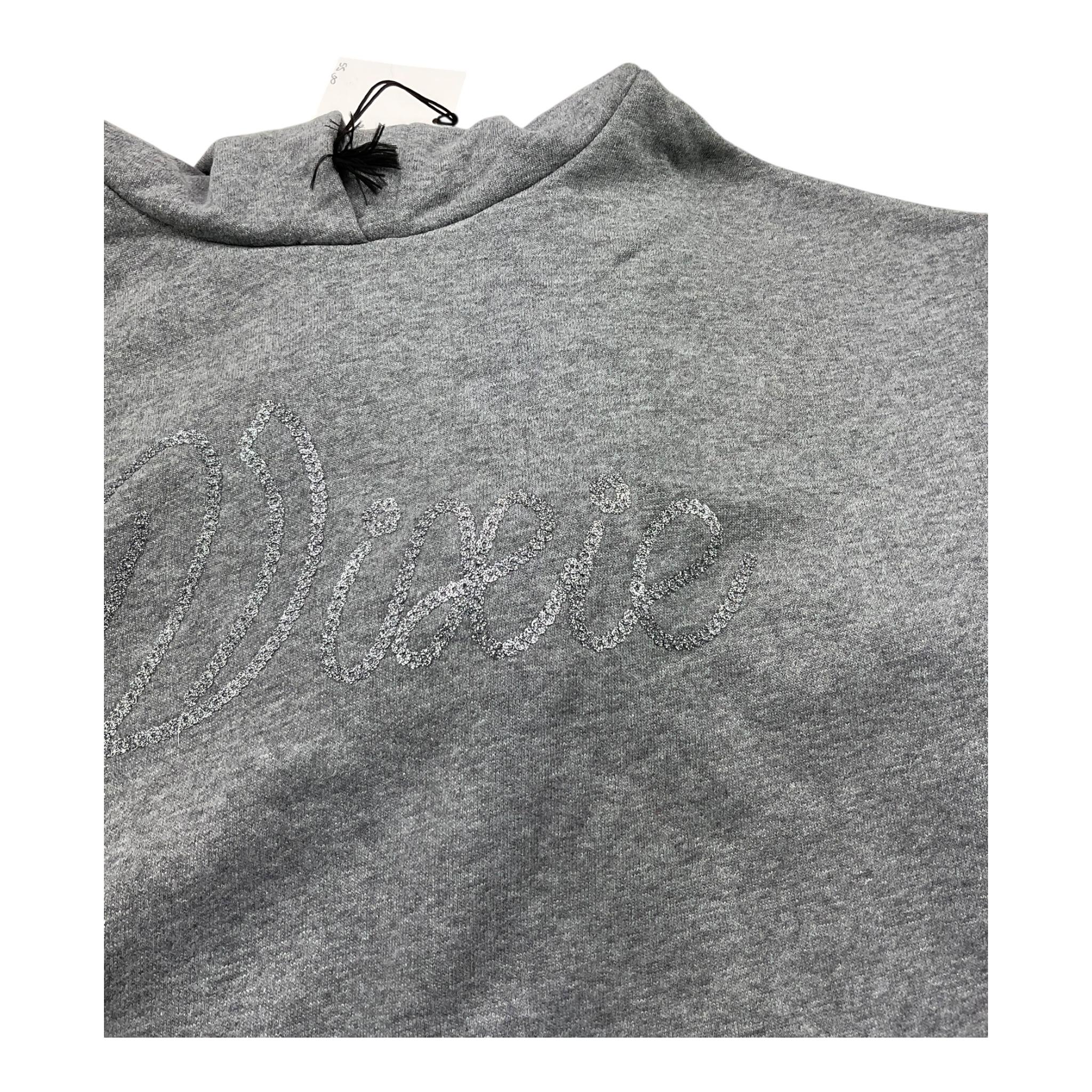 DIXIE felpa chiusa cn cappuccio tinta unita Grigio per Bambina FLDD GRIGIO DIXIE 