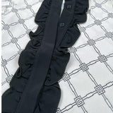 Elisabetta Franchi Abito Bicolore Mezza Manica con Fantasia per Neonata EGAB195 BIANCO/NERO ELISABETTA FRANCHI 