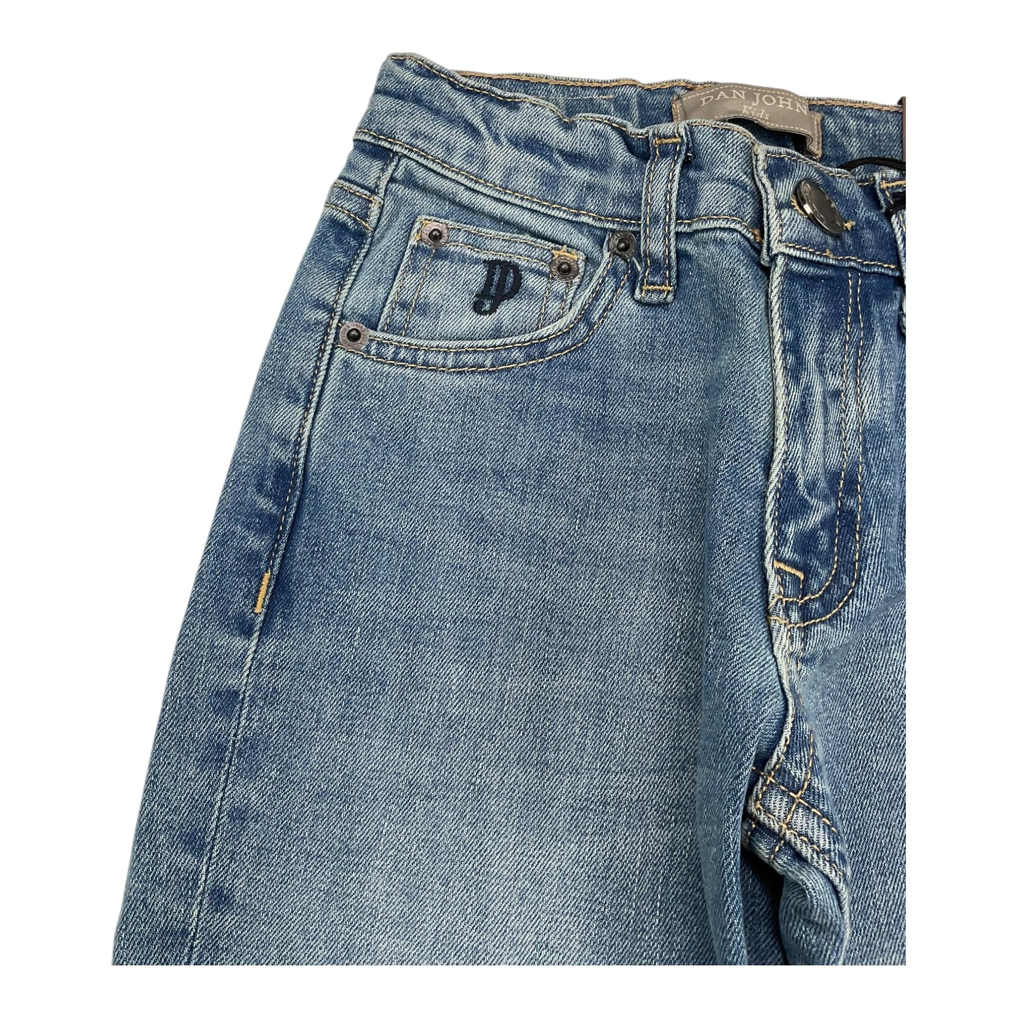 DAN JOHN jeans tinta unita con girovita regolabile Azzurro per Bambino PTD5306J AZZURRO DAN JOHN 