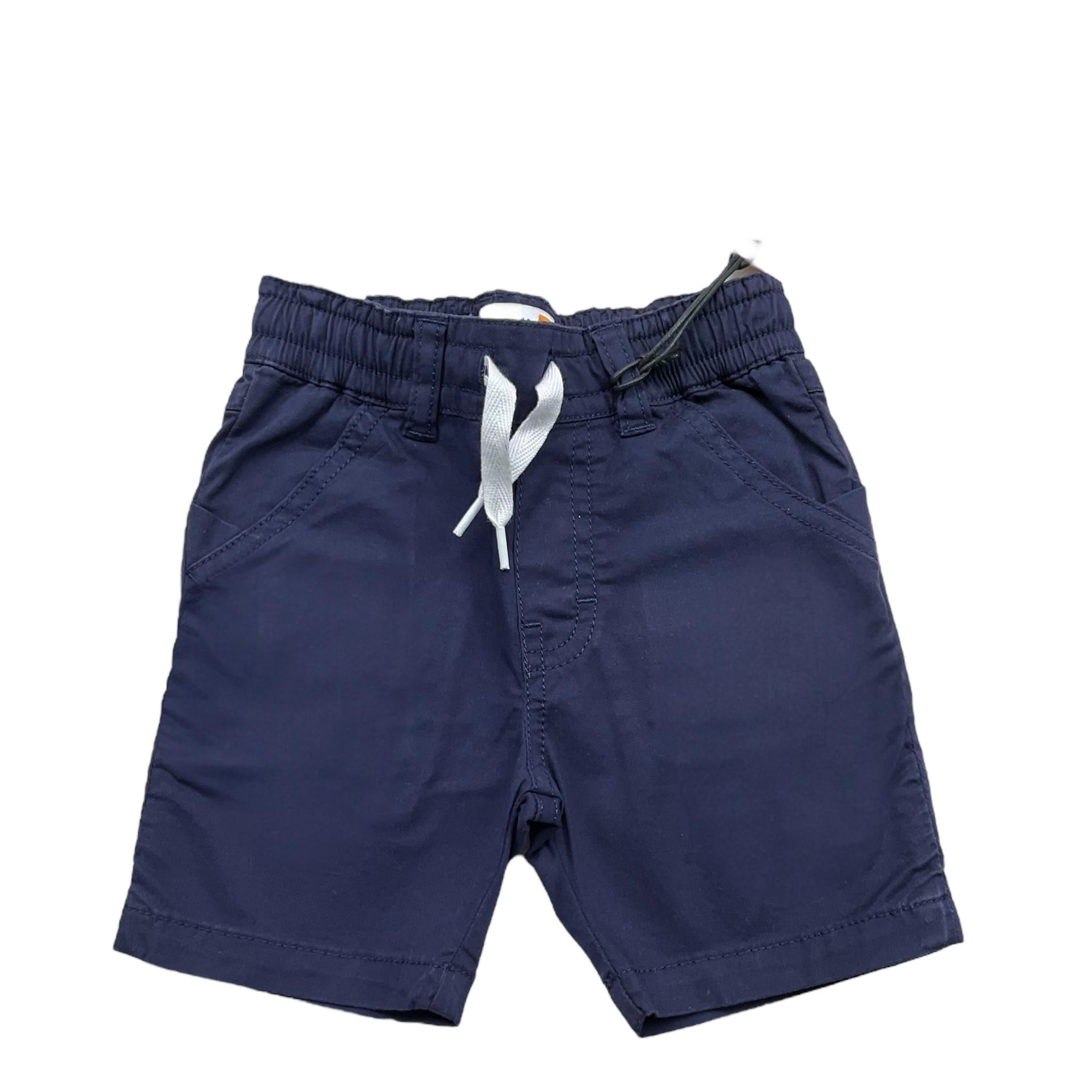 Timberland Bermuda Tinta Unita con Elastico In Vita per Neonato T04A18 BLU TIMBERLAND 