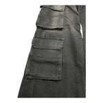 DIESEL jeans tinta unita modello palazzo/cargo Nero per Bambina J01725 NERO DIESEL 