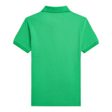 Ralph Lauren Polo Mezza Manica Tinta Unita per Neonato 322703632183 VERDE RALPH LAUREN 