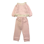 CALAMARO completo 2pz maglia-pantalone tinta unita Rosa per Neonata 11015 ROSA CALAMARO 