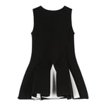 TWINSET abito tinta unita giromanica Nero per Bambina 242GJ2011X NERO TWINSET 