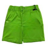 Daniele Alessandrini Solid Color Bermuda Shorts with Elastic Waist Green for Newborns