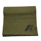 K-WAY sciarpa tinta unita con logo Verde per Bambino K7142GW VERDE K-WAY 